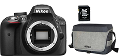 Nikon D3300, 18-105mm Kit inkl. Tasche & 8GB SD