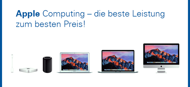 Apple Computing – die beste Leistung zum besten Preis!
