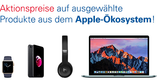Aktionspreise auf ausgewählte Produkte aus dem Apple-Ökosystem!