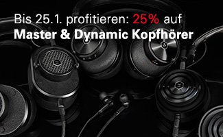 Bis 25.1. profitieren: 25% auf Master & Dynamic Kopfhörer