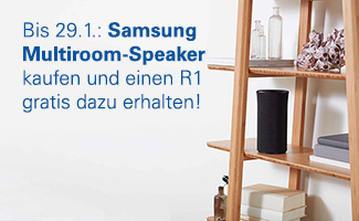Bis 29.1.: Samsung Multiroom-Speaker kaufen + einen R1 gratis dazu erhalten!