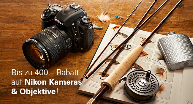 Bis zu 200.– auf Nikon Kameras & Objektive!