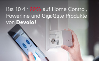 20% auf Home Control, Powerline und GigaGate Produkte von Devolo!