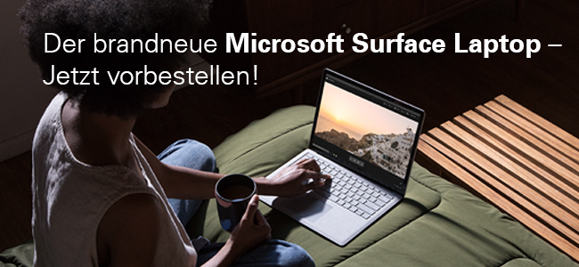 Der brandneue Microsoft Surface Laptop – Jetzt vorbestellen!