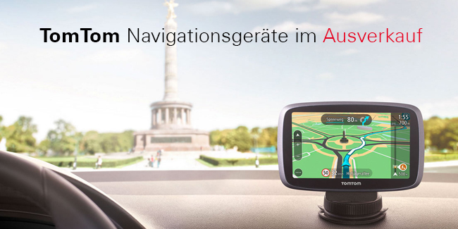 TomTom Navigationsgeräte im Ausverkauf