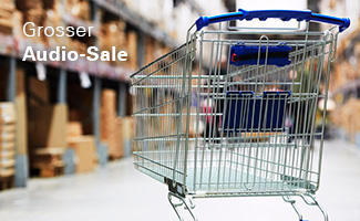 Grosser Audio-Sale
