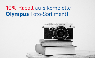 10% Rabatt aufs komplette Olympus Foto-Sortiment!