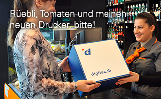 Rüebli, Tomaten und meinen neuen Drucker bitte!