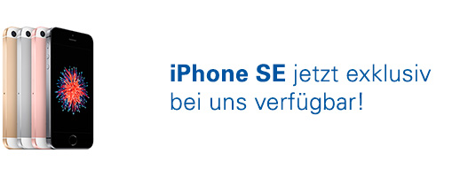 iPhone SE jetzt exklusiv bei uns ab Lager verfügbar!
