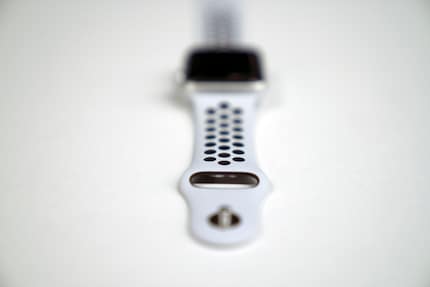 Feels different than it looks: The wristband of the Nike+