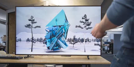 Abstrakte Kunst ist ebenfalls in der Kunst-Sammlung vorhanden.