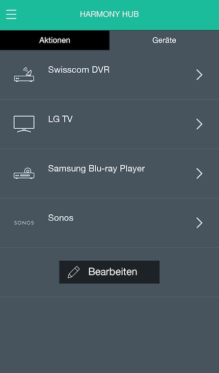 A list of all connected devices can be found at «devices». You can select the device and issue commands to it.