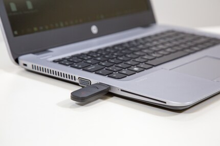 Simple Installation am PC oder Laptop – einstecken und loslegen.