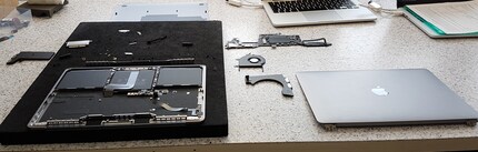 Il mio Mac Book Pro nelle sue singole parti