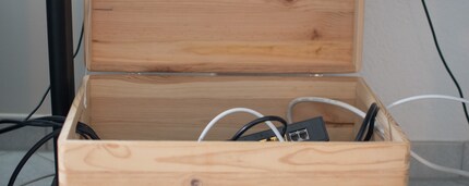 Aber das Modem überhitzt sich wenn die Kiste zu ist