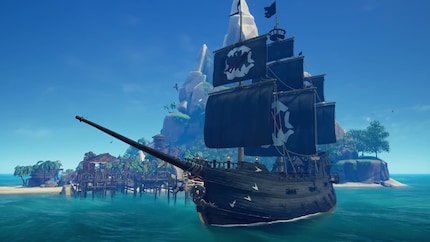 The galleon is the larger of the two ships available.