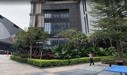 La sede centrale di Digitec Galaxus China sarà presto situata in questo edificio a nord del centro di Shenzhen. Immagine: Google Maps