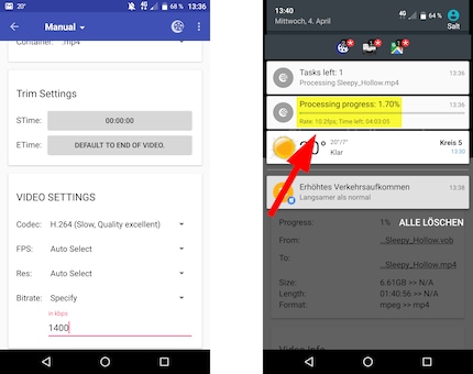 Le smartphone a besoin de quatre fois plus de temps que le notebook.