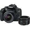 Canon EOS 2000D (18 - 55 mm, 24.10 Mpx, APS-C / DX)