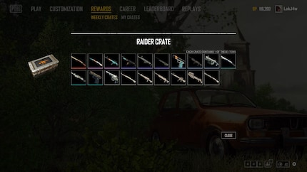 Les revêtements d’armes prisés de «PUBG» se trouvent presque uniquement dans des boîtes de butin payantes.