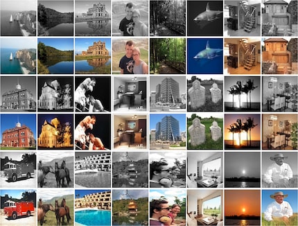 Results from photo toning through deep learning