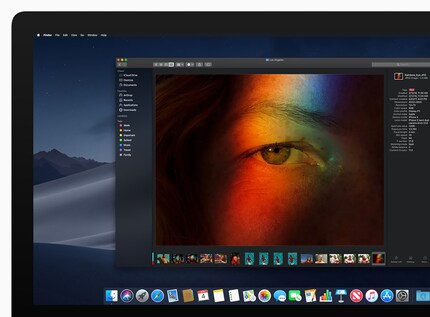 The «Dark Mode» gives Mojave a new look.