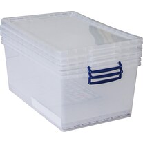 Rotho Clear boîte, 40 x 33.5 x 8.5cm, 9 litres, transparent 