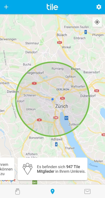947 Tile members in my neighbourhood. Thanks to them, my key could be tracked back to my workplace