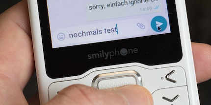 ... und dann den Mauszeiger zum Absenden-Button zirkeln
