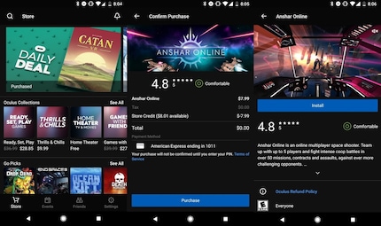 Puoi anche gestire il negozio dall'app.