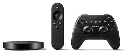 Der Nexus Player war Googles erstes Android-TV-Gerät. Damit konnten Android-Games auf dem Fernseher gespielt werden.
