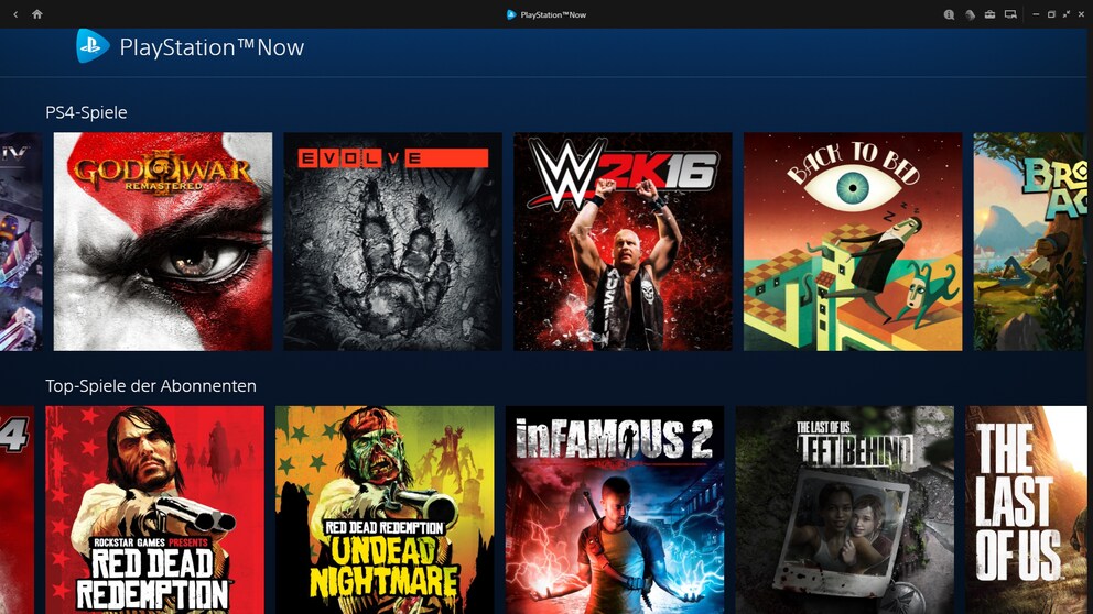 Playstation Now ist Sonys Streaming-Service.
