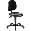 Mey Industrial swivel chair, upholstered with PU foam, gas-lift height adjustment