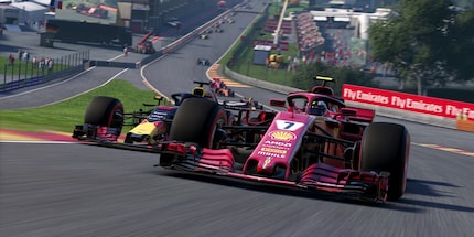 Breathtakingly beautiful: The high-speed track in Belgium is one of the many racing highlights.
