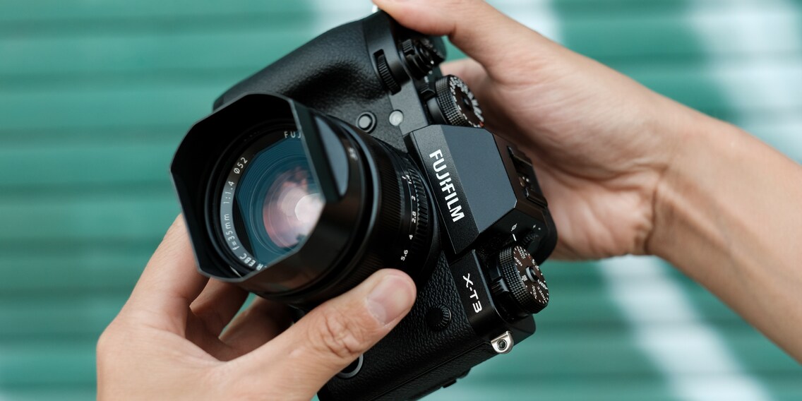 Fujifilm X-T3: coup d'œil sur le point de mire rétro