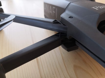 Luckily, a broken arm does not mean that the drone can no longer fly.