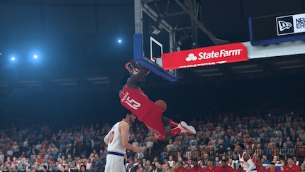 Swiss Roll : Le centre suisse Clint Capela avec le slam