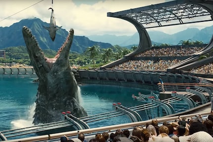 3. Der Mosasaurus schnappt zu 