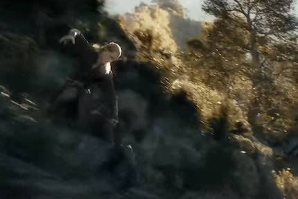 Legolas rides the Orc