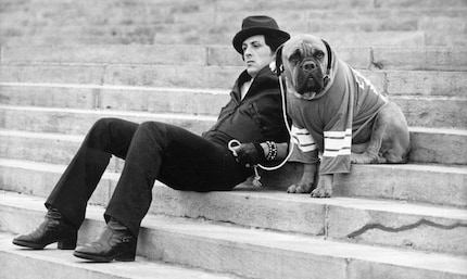 Sylvester Stallone et Butkus, 1976