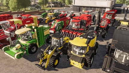 Auch Fahrzeuge von John Deere gehören seit neustem zum Fuhrpark.