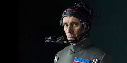 Guy Henry come Grand Moff Tarkin in «Rogue One: A Star Wars Story»