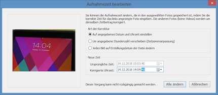Hier habe ich vergessen, auf Winterzeit umzstellen.