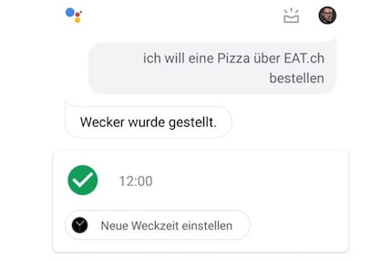 Immerhin: Die Weckzeit hat vage etwas mit Essen zu tun