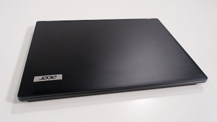 Only the Acer lettering breaks up the matt black design.