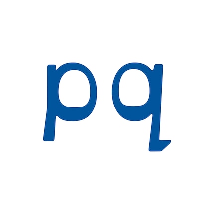pq in OpenDyslexic