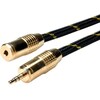 Roline Gold Audio Verlängerungskabel (2.50 m, Oberklasse, 3.5mm Klinke (AUX))