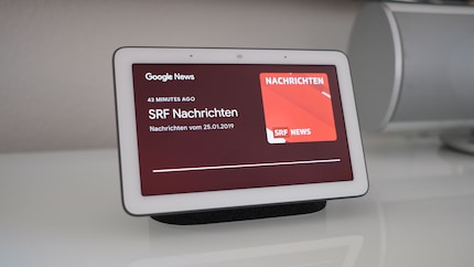 Der Home Hub kann auch lokale Nachrichten vorlesen.