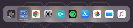 The task switcher gives you a bit of a laptop feeling