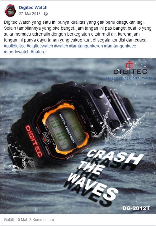 Digitec watch made in best sale